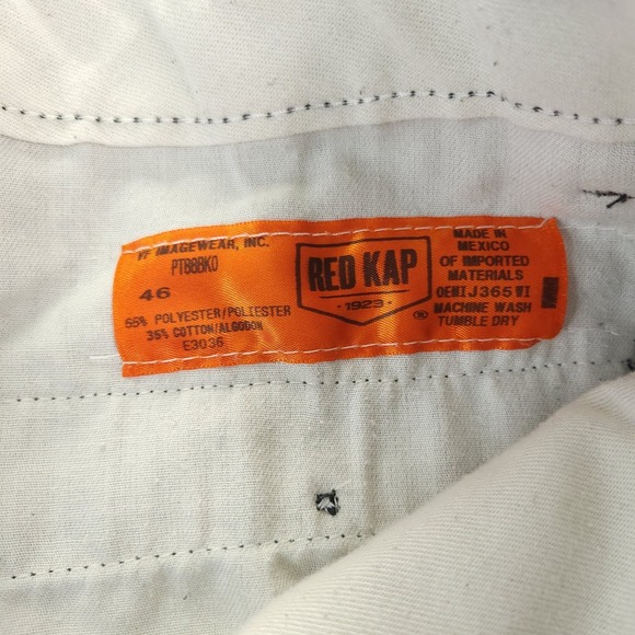 Red Kap Cargo Pants Mens 46x29 Meas 44x29 Black Utility Work Polyester Cotton - Picture 3 of 8